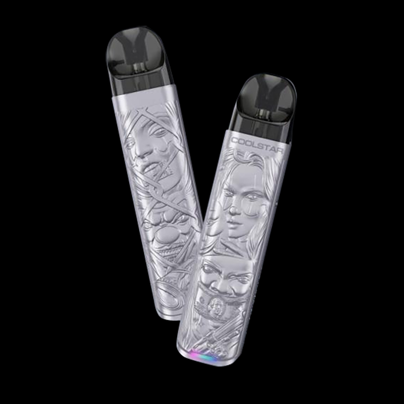 700mAh Battery Open Refillable Vape Pod Zinc alloy three-dimensional