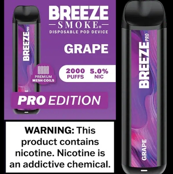 Breeze Pro Blueberry Watermelon 2000 puffs