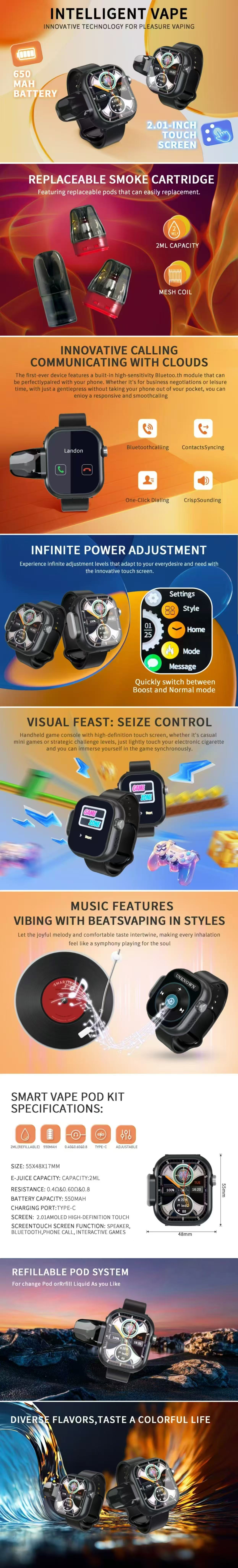 Smartwatch Vape