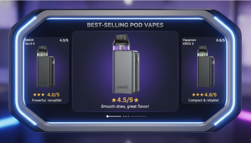 Top Pod Vape Brands & Models Top Pod Vape Brands & Models