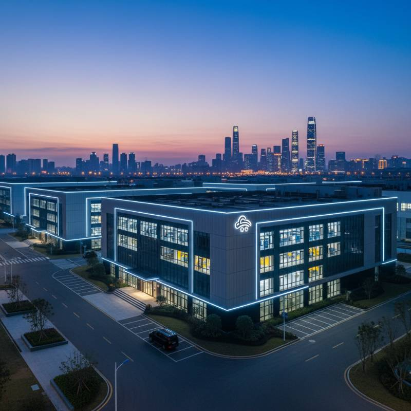 Shenzhen Baoan district industrial park with modern vape manufacturing facility exterior Shenzhen Baoan district industrial park with modern vape manufacturing facility exterior